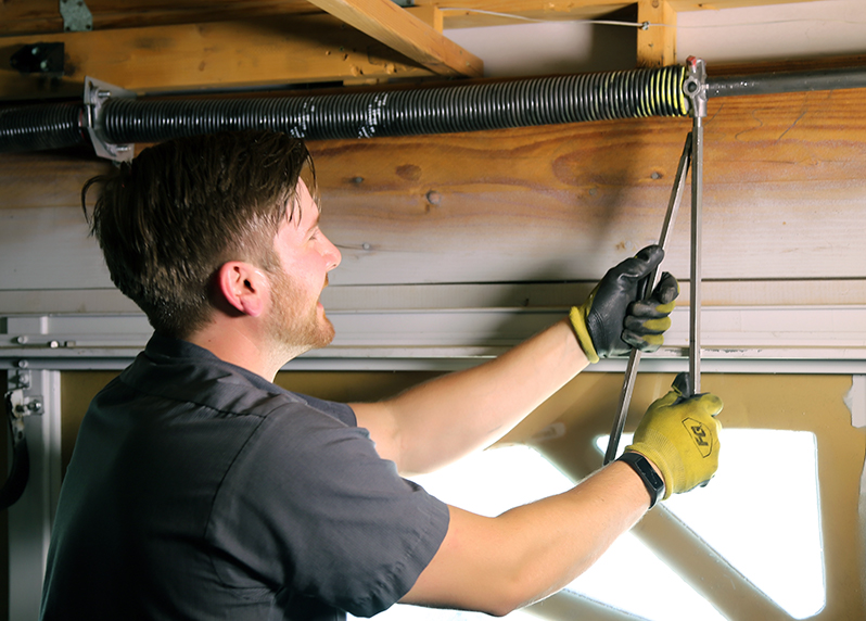 Garage door repair process